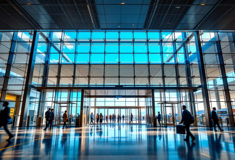 Nuova ala dell'aeroporto di Genova in fase di costruzione