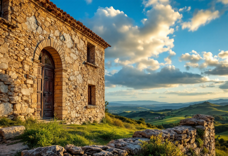 Scena del film Iddu ambientata in Sicilia