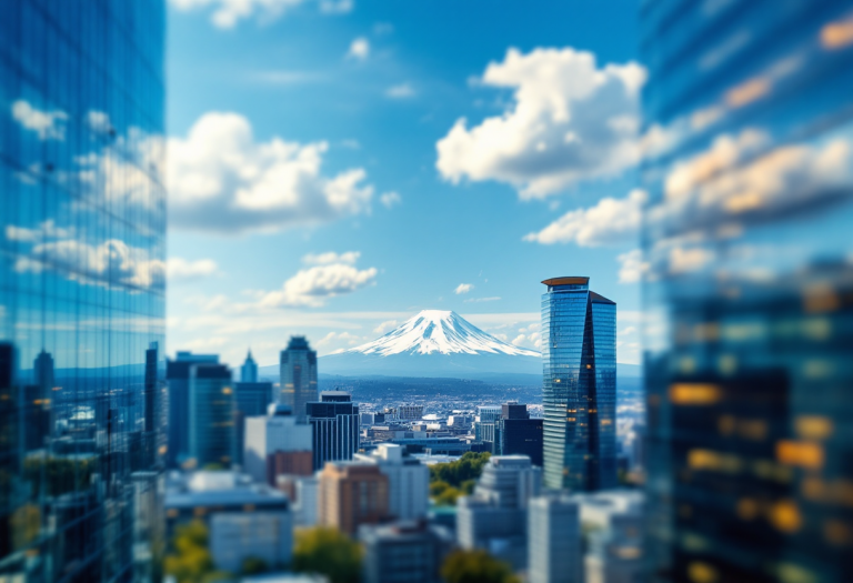 Panorama di Seattle con skyline e natura circostante