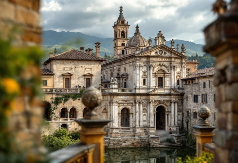 Vista del Pozzo di San Patrizio a Orvieto, un capolavoro ingegneristico