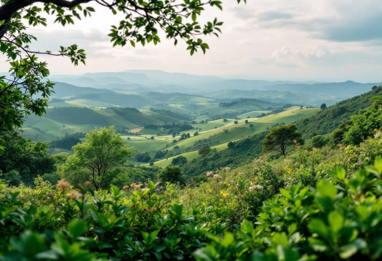Panorama della Galizia con paesaggi storici e naturali