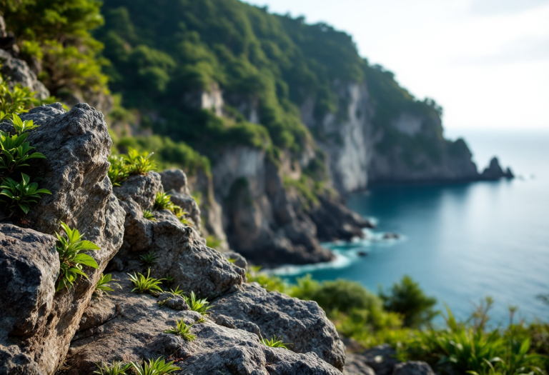 Vista panoramica di Snake Island, famosa per i serpenti velenosi