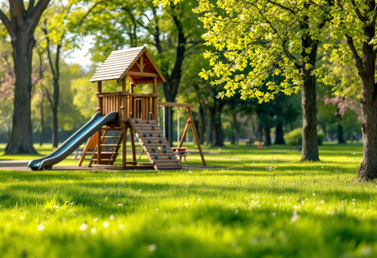 Famiglia in viaggio primaverile in Europa con bambini