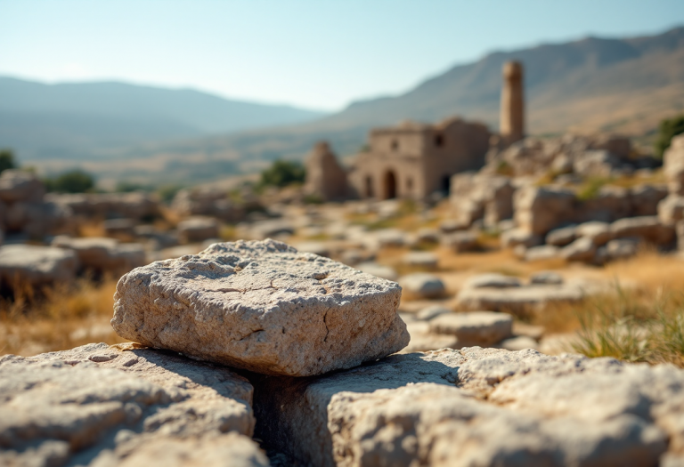 Scoperta del villaggio medievale di Utzeri in Sardegna