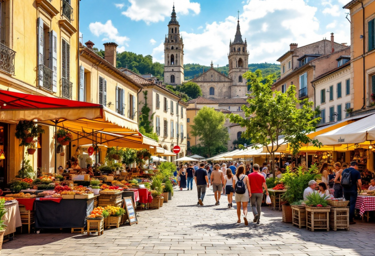 Vista panoramica di Carpentras, un gioiello della Provenza