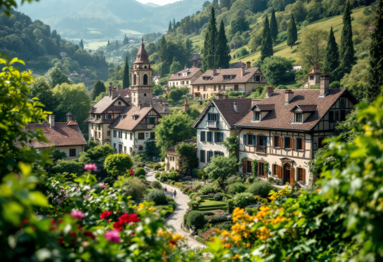 Panorama di Cassinetta di Lugagnano, un incantevole borgo