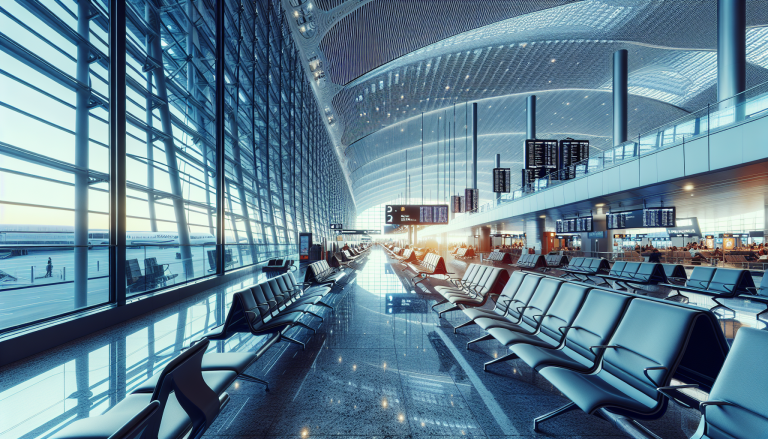 Persone che trascorrono la notte in aeroporto