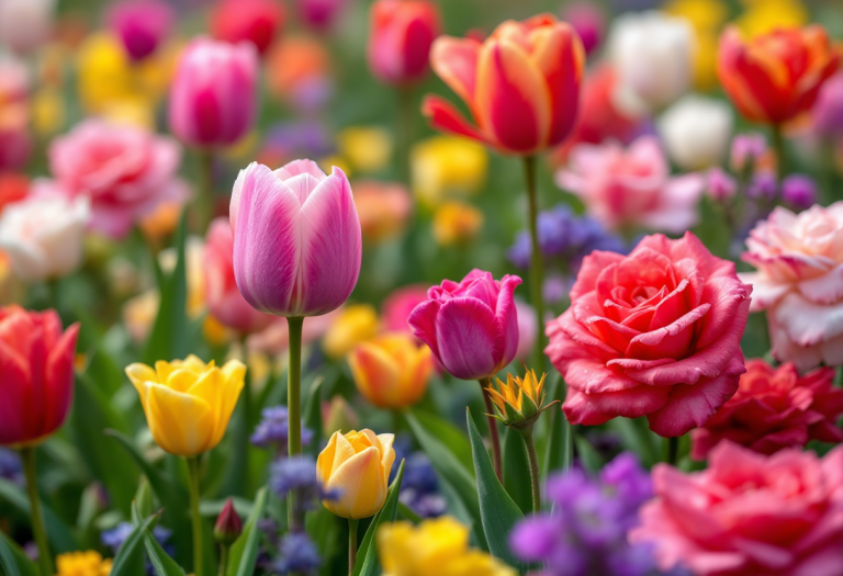 Fioriture primaverili nei giardini europei