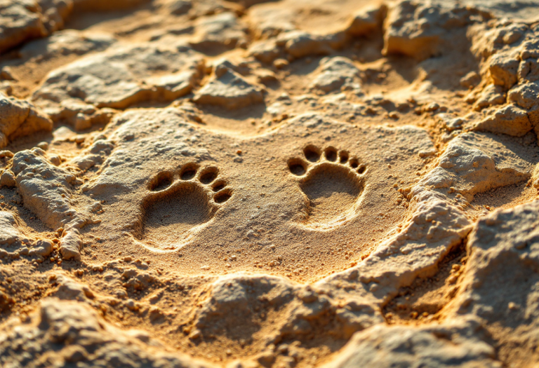 Impronte di dinosauro scoperte in Sardegna