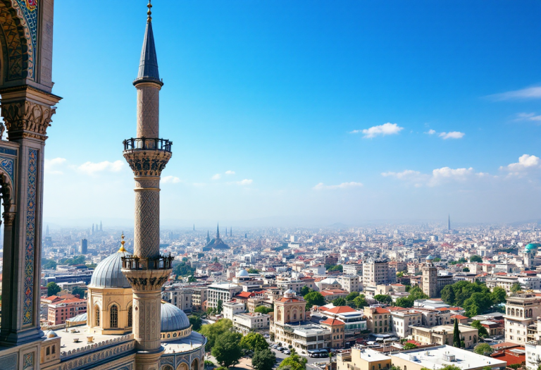 Dervisci rotanti in cerimonia a Konya, Turchia