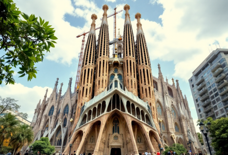 Dettaglio architettonico della Sagrada Familia