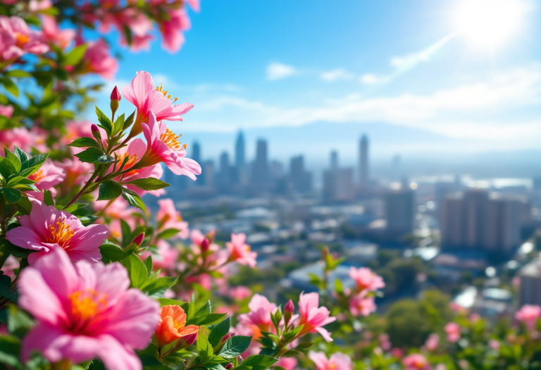 Panorama di San Diego con sole e spiagge