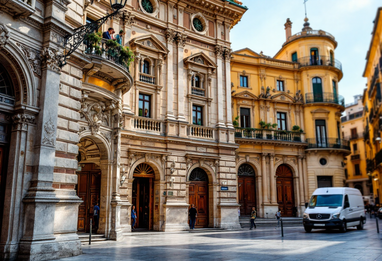 Vista del Palazzo dei Normanni, simbolo della storia siciliana