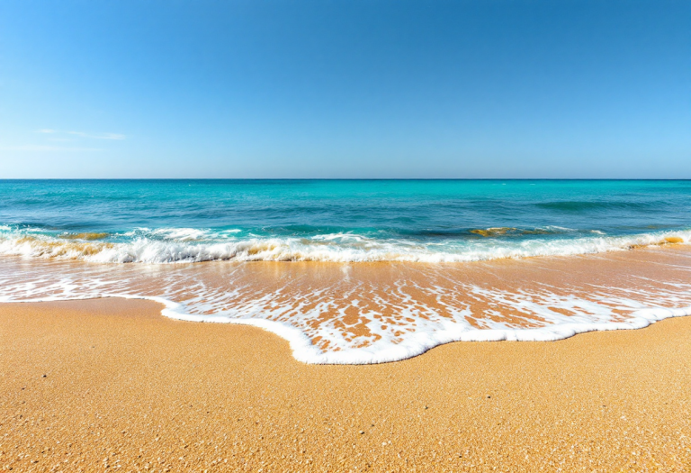 Vista panoramica delle spiagge di Stintino in Sardegna