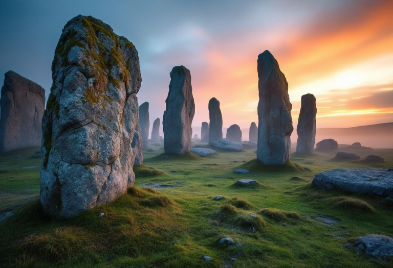 Pietre di Callanish, un antico sito astronomico in Scozia