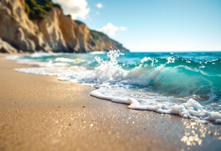 Bandiere Blu sventolano sulle spiagge italiane