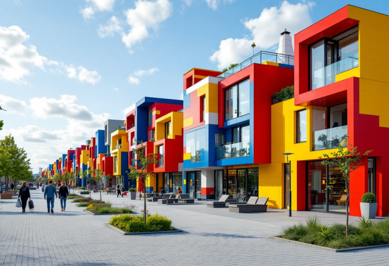 Panorama di Billund, la città dei Lego con attrazioni uniche