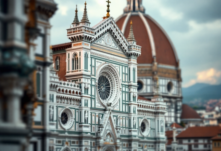 Vista del Duomo di Firenze con la sua cupola iconica