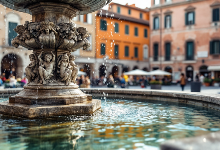 Panorama di Forlì con arte e cultura romagnola