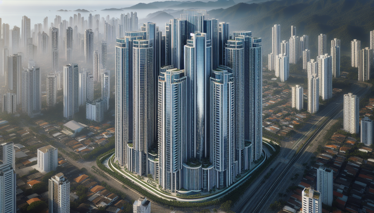 Vista della Senna Tower, il grattacielo più alto del Brasile