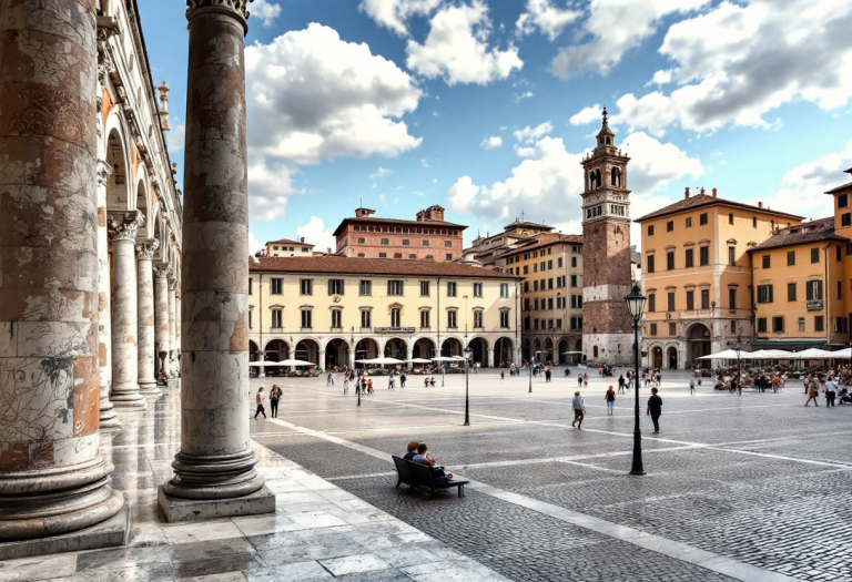 Vista panoramica di Pistoia, Toscana, Italia