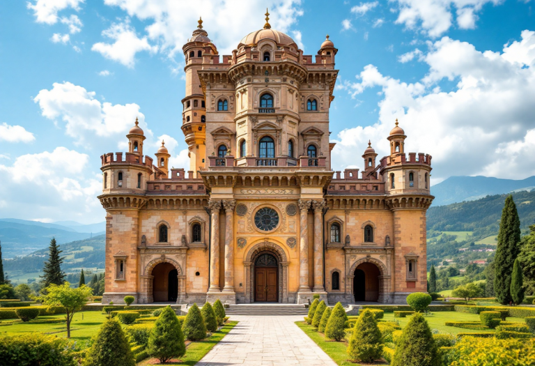 Castello di Sammezzano in fase di restauro