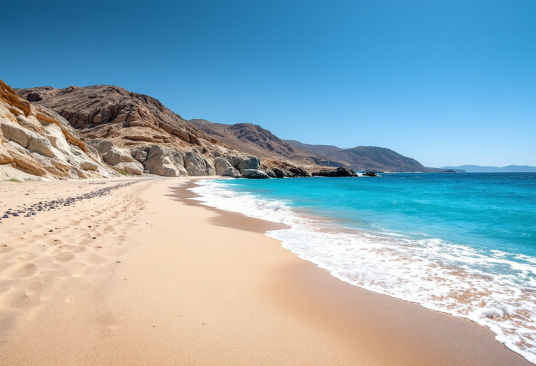 Panorama di Serifos, isola delle Cicladi