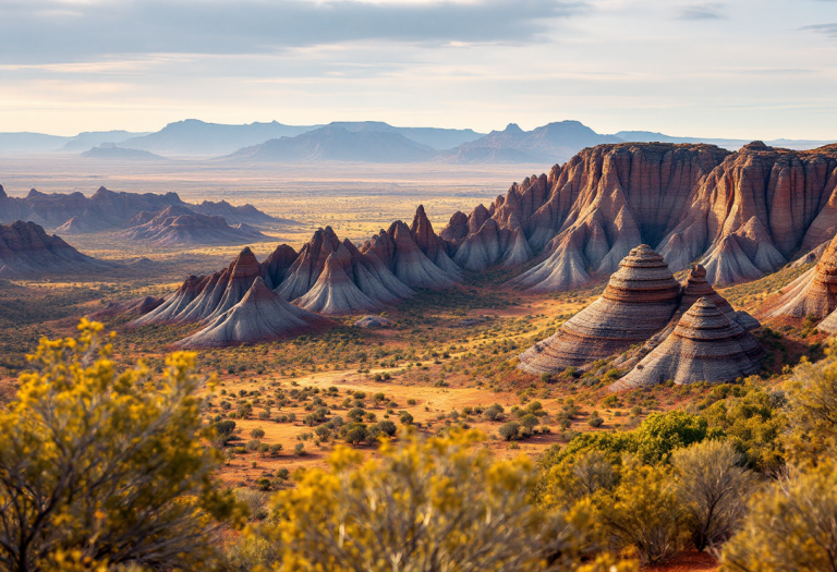 Panorama dei Bungle Bungles in Australia