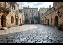 Panorama di Lucca con le sue storiche mura e torri