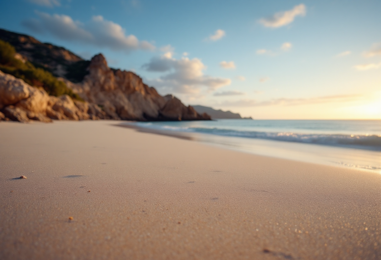 Una delle spiagge segrete di Maiorca con acque cristalline