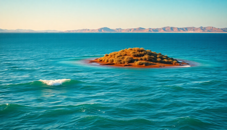 una nuova isola nel mar caspio testimonia i cambiamenti climatici in atto 1749902365
