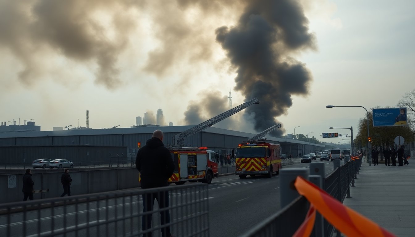 forte incendio in magazzino industriale a milano evacuazioni e traffico bloccato 1772369449