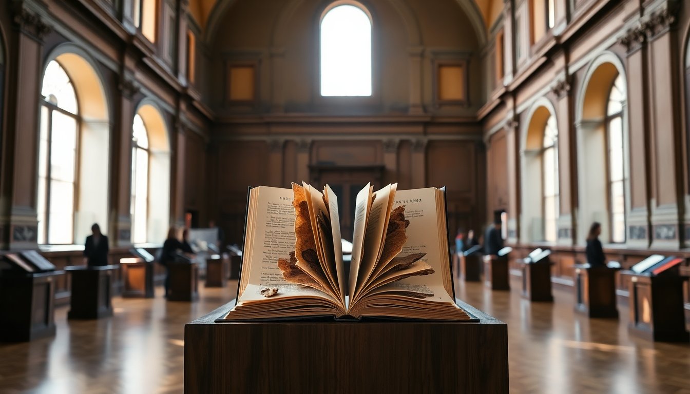 mostra di libri dartista ispirati a dante in salone borromini 1774090889