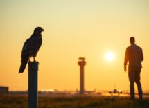 Perché ci sono i falchi negli aeroporti e cosa fanno